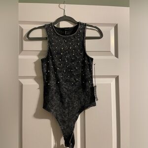 Forever 21 Studded Bodysuit